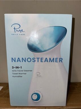 Pur Facial Steamer & Humidifier - Light Blue & White